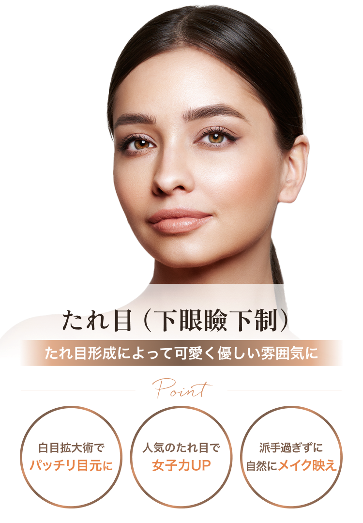 タレ⽬形成